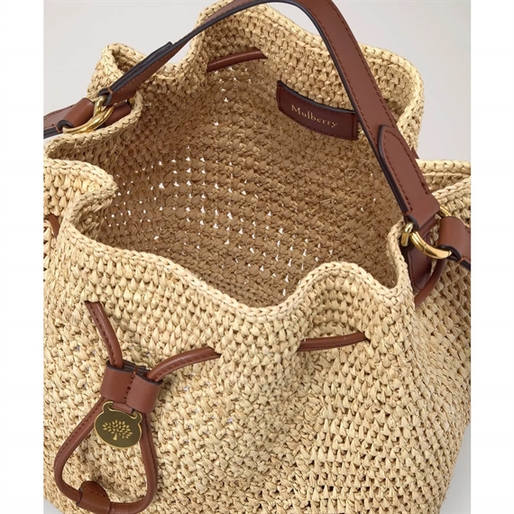 Mulberry Crochet Bucket Natural